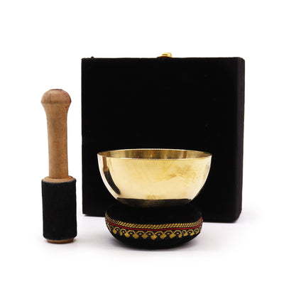Brass bowl gift set - 9cm