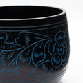 Cuenco tibetano de caldero - Hongo mágico - Azul (15 cm)