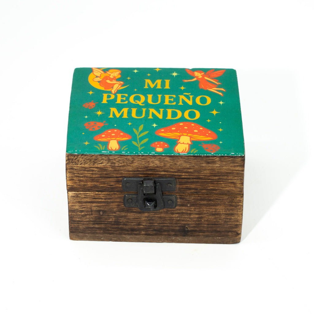 Pequeña caja esmaltada - Mi Pequeño Mundo