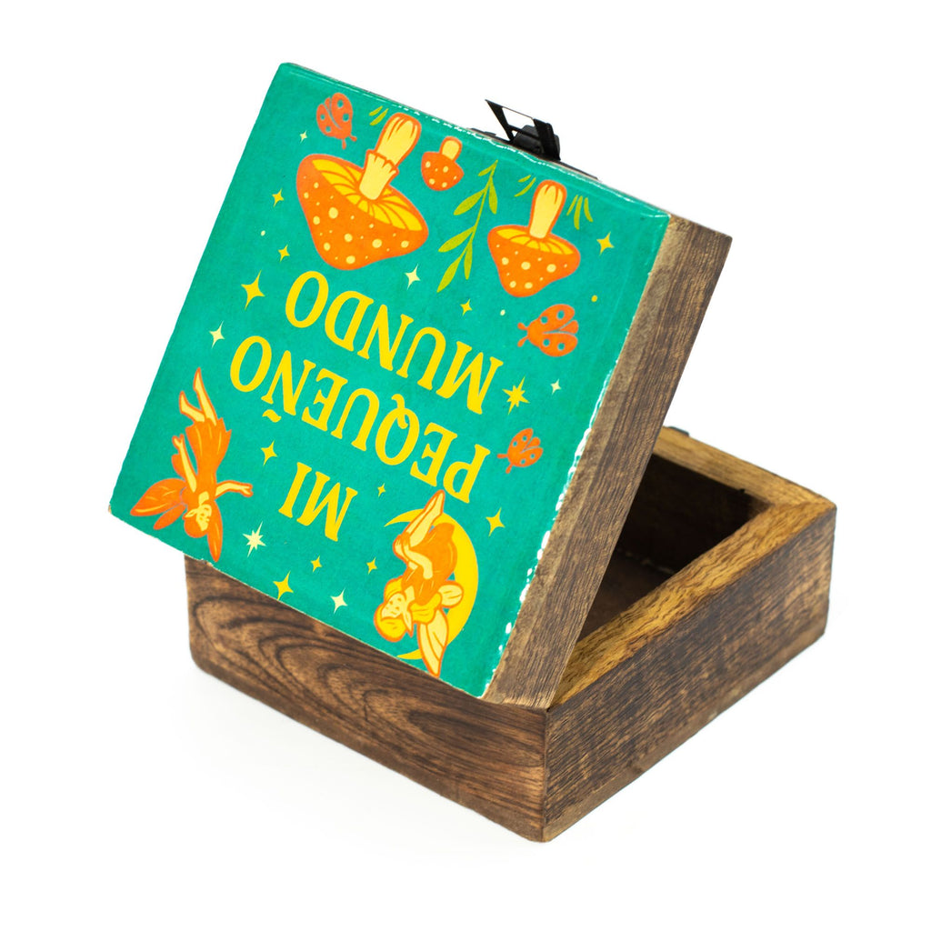 Pequeña caja esmaltada - Mi Pequeño Mundo
